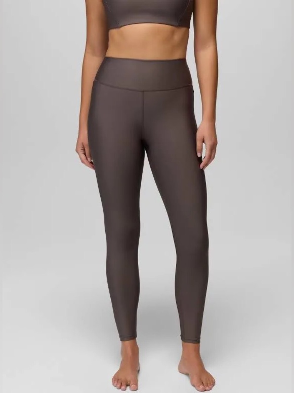 prAna Sculpt 7/8 Legging, high waisted, brown